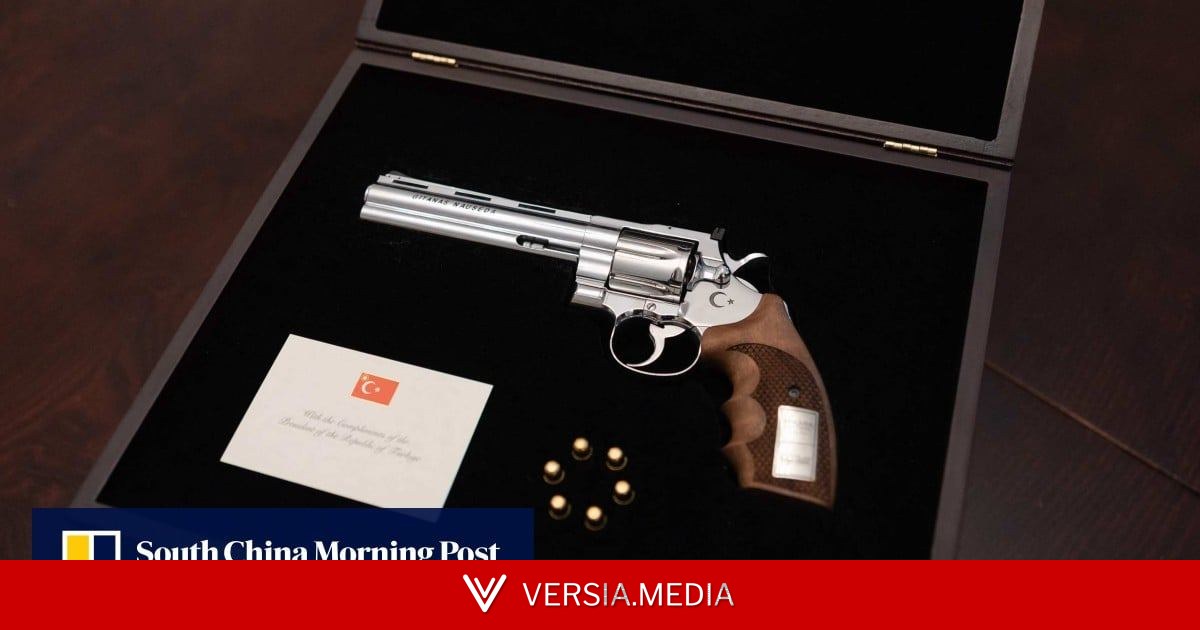 Turkish president’s ‘unusual’ gift to Nato leaders: 1 revolver, 6 bullets