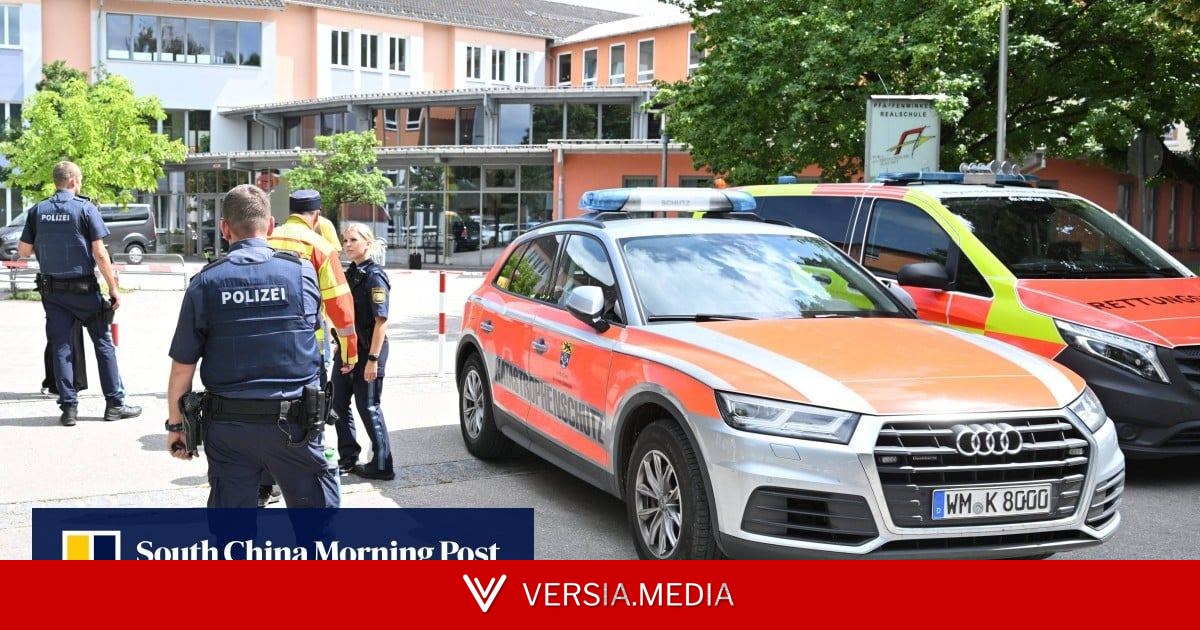 Teen, 16, arrested after two girls seriously wounded in German school ‘rampage’